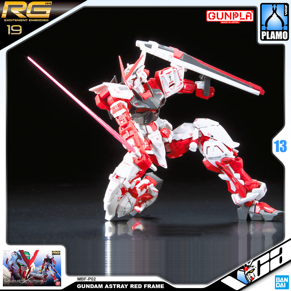 Bandai® Gunpla Real Grade RG 1/144 MBF-P02 GUNDAM ASTRAY RED FRAME VCA Singapore