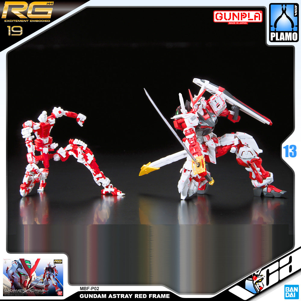 Bandai® Gunpla Real Grade RG 1/144 MBF-P02 GUNDAM ASTRAY RED FRAME VCA Singapore