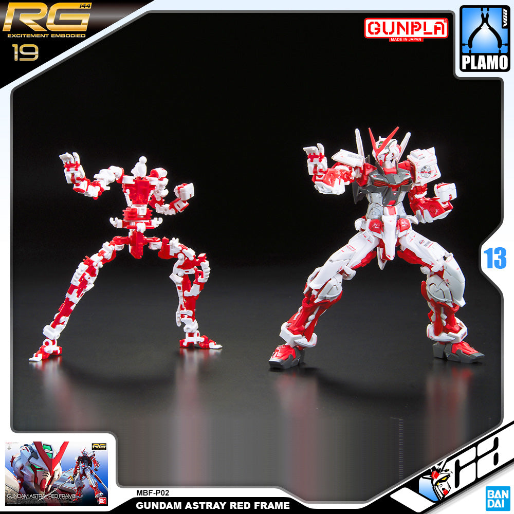 Bandai® Gunpla Real Grade RG 1/144 MBF-P02 GUNDAM ASTRAY RED FRAME VCA Singapore