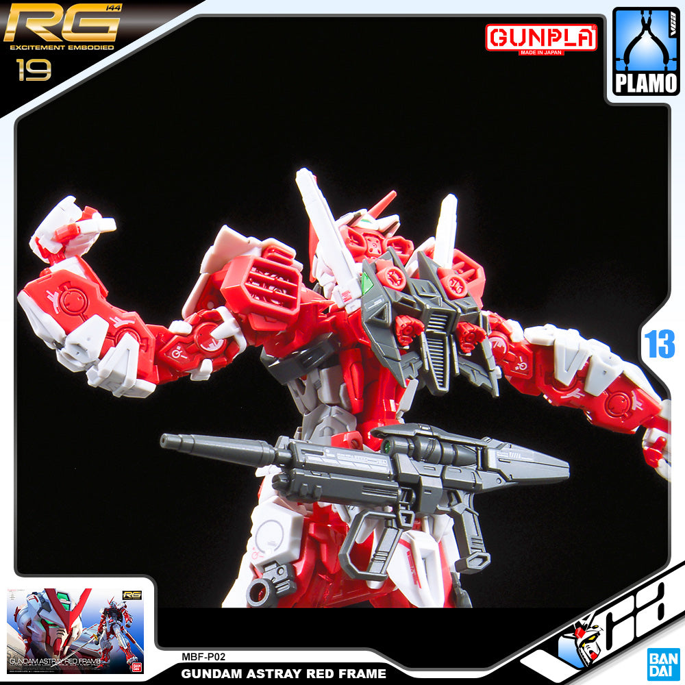 Bandai® Gunpla Real Grade RG 1/144 MBF-P02 GUNDAM ASTRAY RED FRAME VCA Singapore