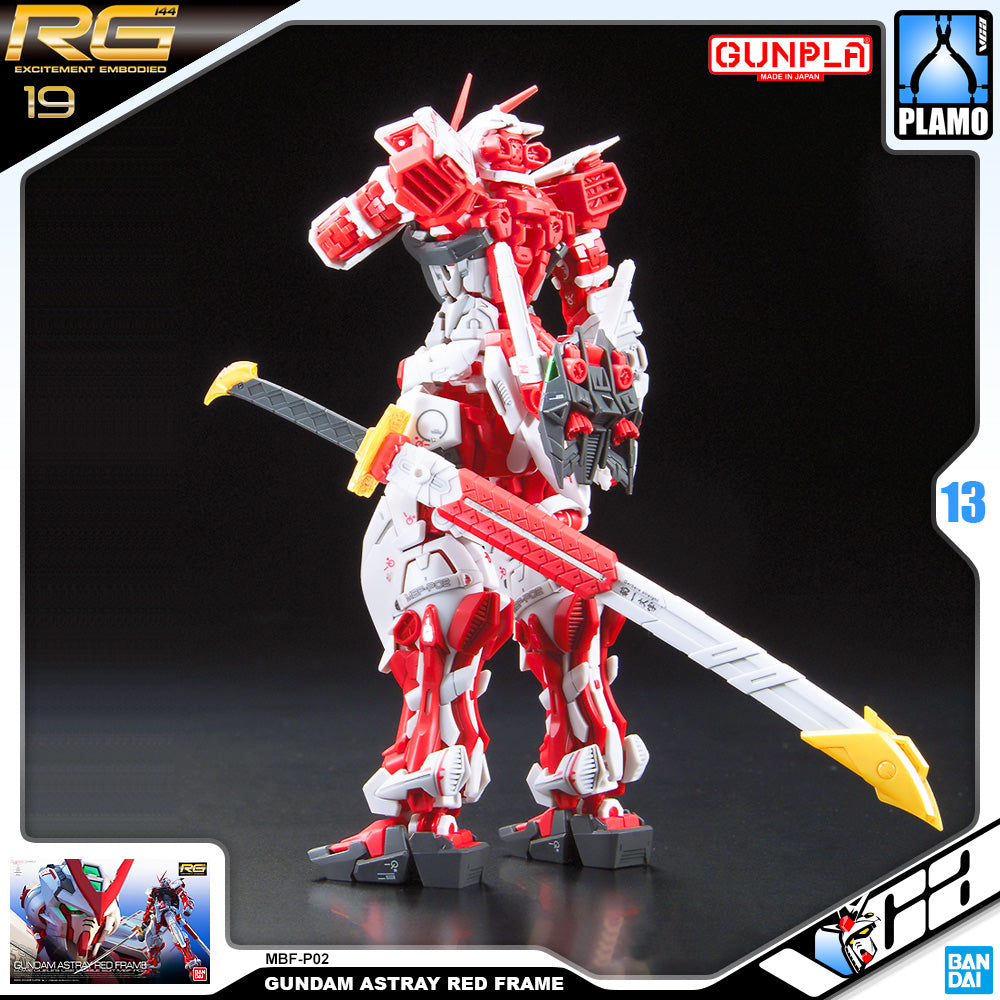 Bandai® Gunpla Real Grade RG 1/144 MBF-P02 GUNDAM ASTRAY RED FRAME VCA Singapore