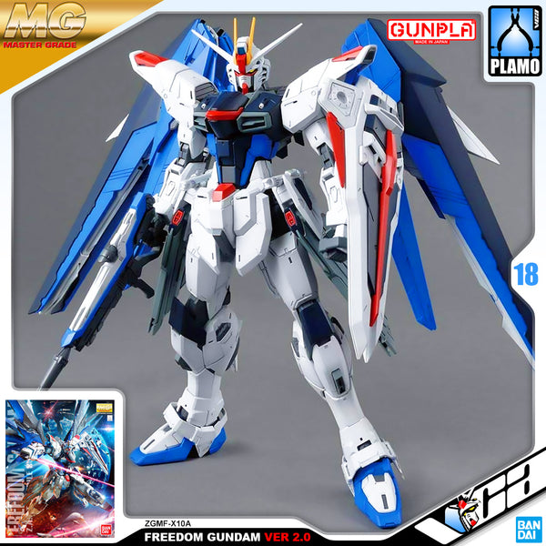 MG FREEDOM GUNDAM Ver.2.0 [クリアブルー] Bandai MG FREEDOM GUNDAM Ver. 2.0 CROSS CONTRAST COLORS CLEAR BLUE