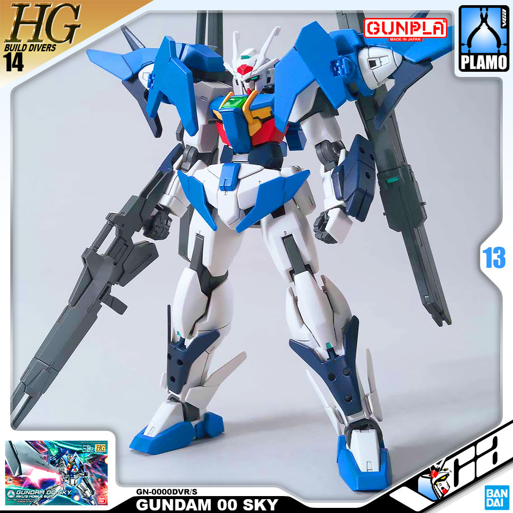 Bandai Gunpla High Grade Build Divers HG GN-0000DVR/S GUNDAM 00 SKY