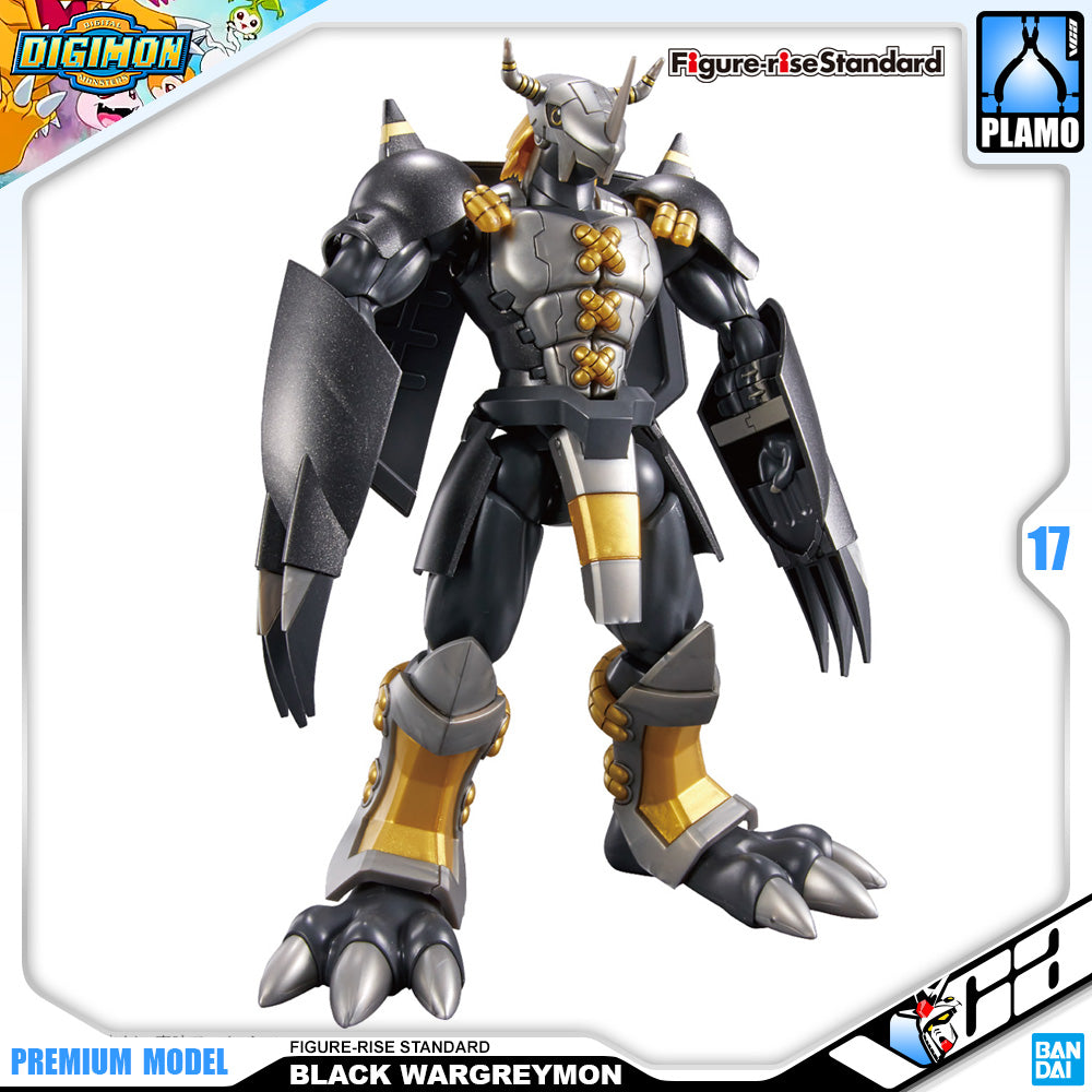 Bandai® Plastic Model Kit Figure-Rise Standard Digimon Series BLACK WARGREYMON