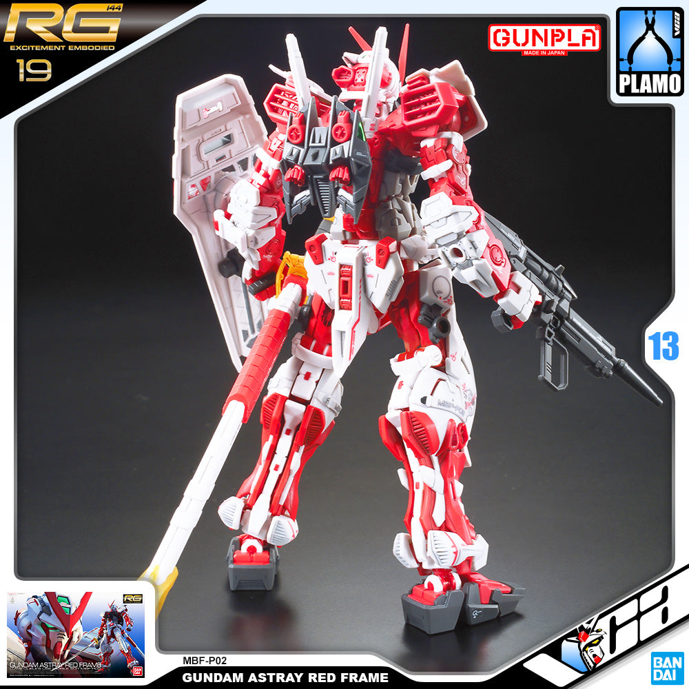 Bandai® Gunpla Real Grade RG 1/144 MBF-P02 GUNDAM ASTRAY RED FRAME VCA Singapore