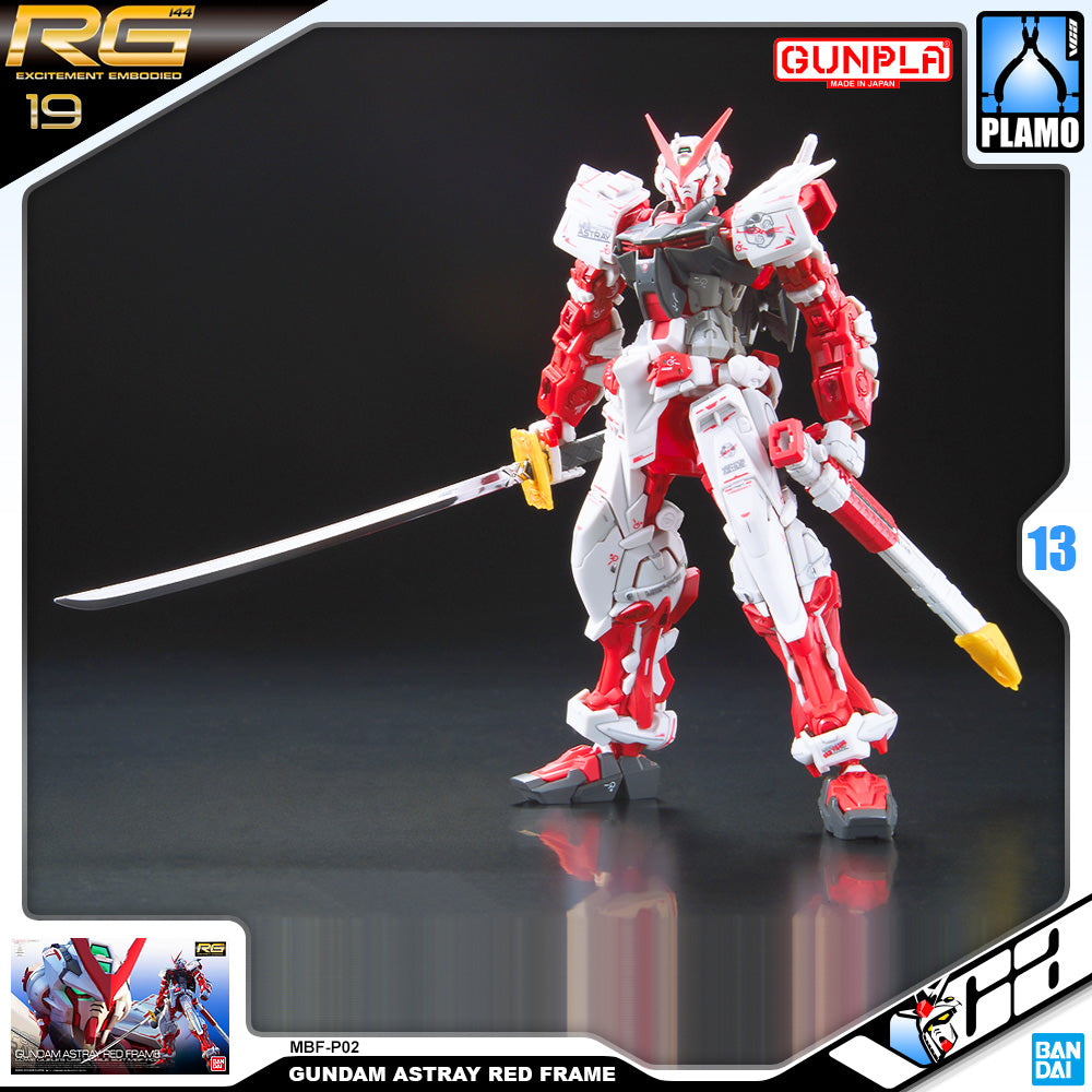 Bandai® Gunpla Real Grade RG 1/144 MBF-P02 GUNDAM ASTRAY RED FRAME VCA Singapore