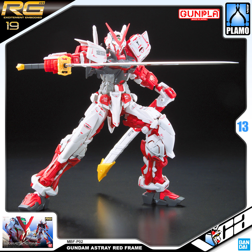 Bandai® Gunpla Real Grade RG 1/144 MBF-P02 GUNDAM ASTRAY RED FRAME VCA Singapore