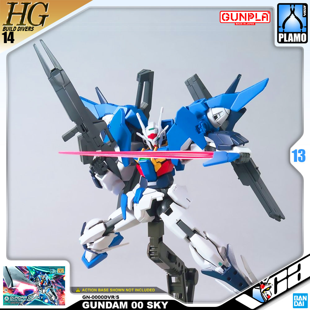 Bandai Gunpla High Grade Build Divers HG GN-0000DVR/S GUNDAM 00 SKY