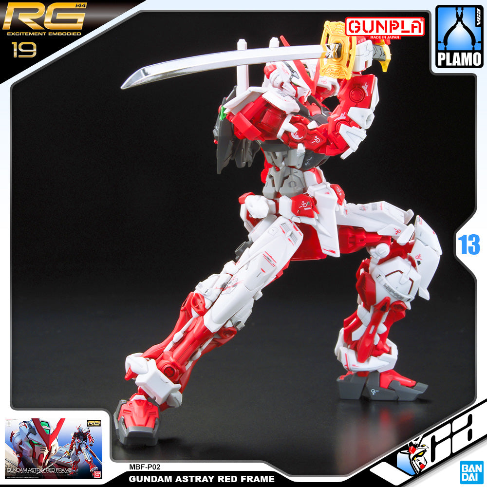Bandai® Gunpla Real Grade RG 1/144 MBF-P02 GUNDAM ASTRAY RED FRAME VCA Singapore