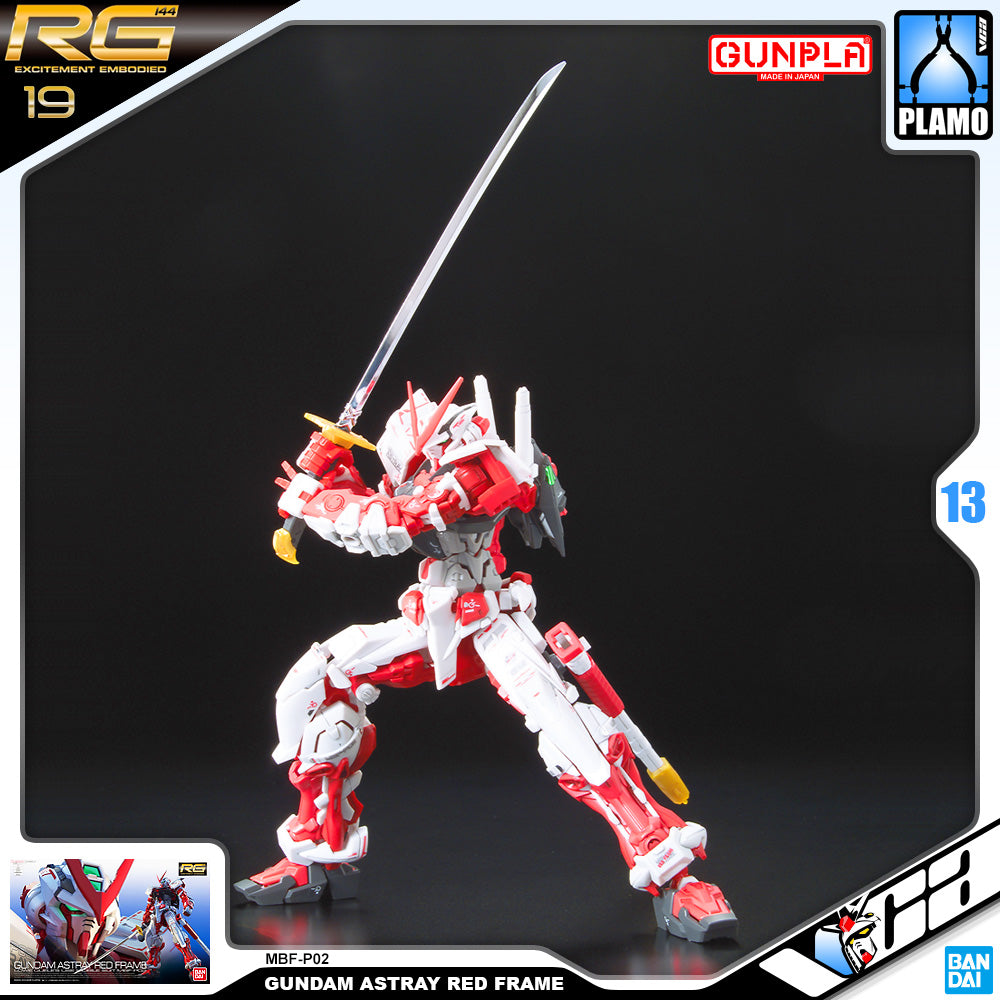 Bandai® Gunpla Real Grade RG 1/144 MBF-P02 GUNDAM ASTRAY RED FRAME VCA Singapore