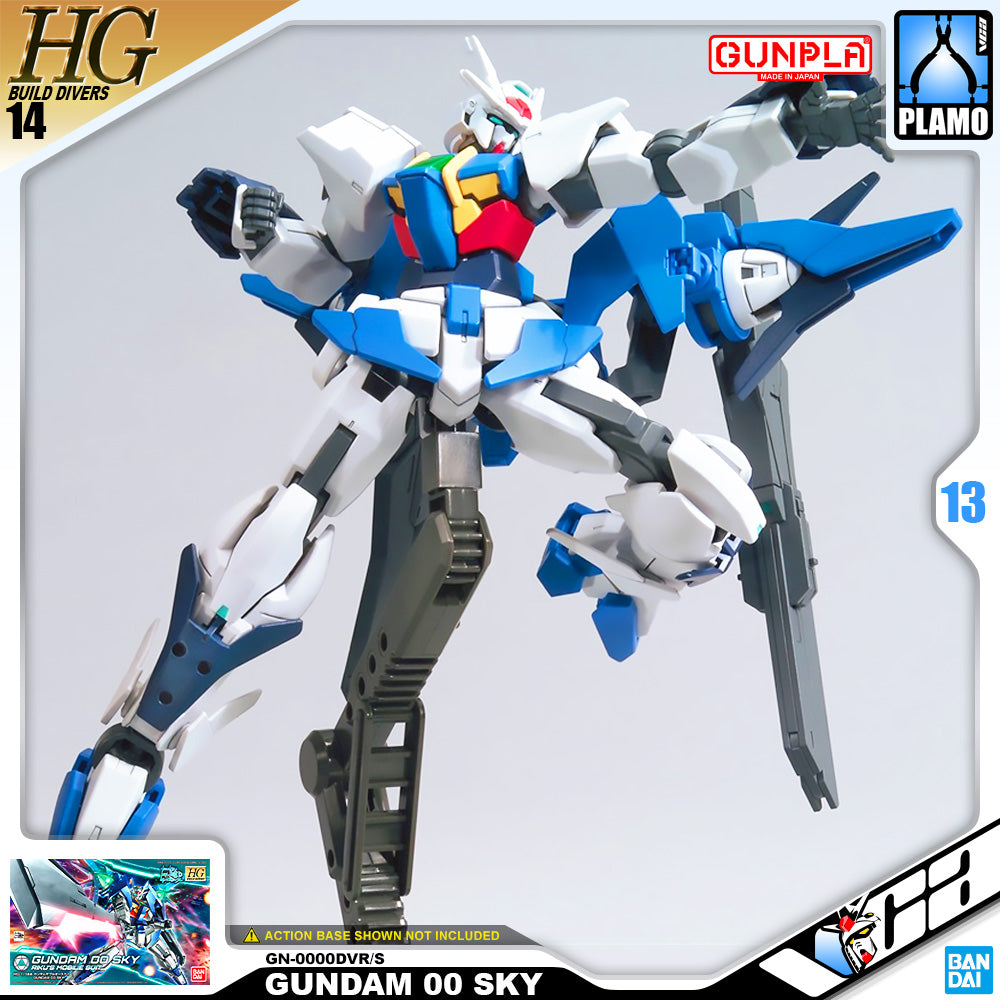 Bandai Gunpla High Grade Build Divers HG GN-0000DVR/S GUNDAM 00 SKY