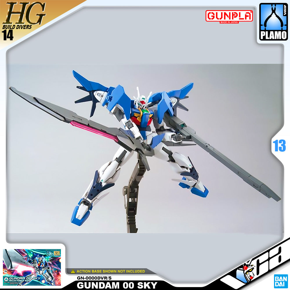 Bandai Gunpla High Grade Build Divers HG GN-0000DVR/S GUNDAM 00 SKY