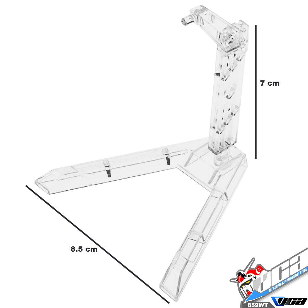 MINI ACTION STAND (CLEAR) For Gundam Models