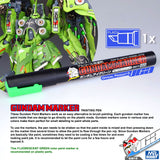 GSI CREOS MR GREY HOBBY GM15 Gundam Marker Painting Pen fluorescent green