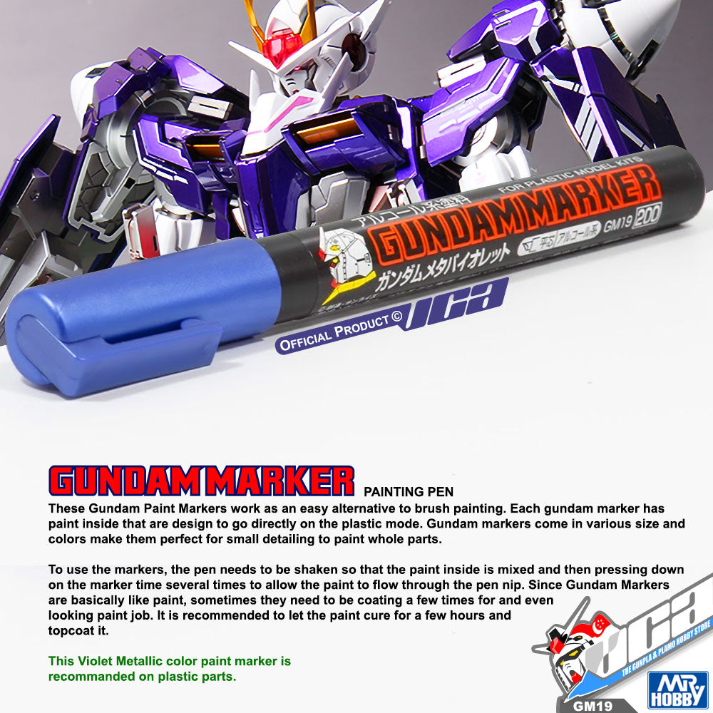 Gundam Marker GM19 Metallic Violet Purple GUNPLA Marquer Pen Violet  M?tallique