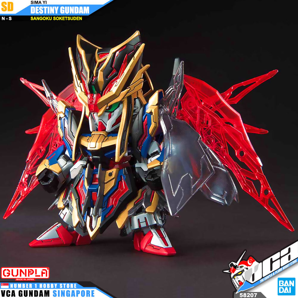 Bandai Gunpla Sangoku Soketsuden SD Sima Yu Destiny Gundam