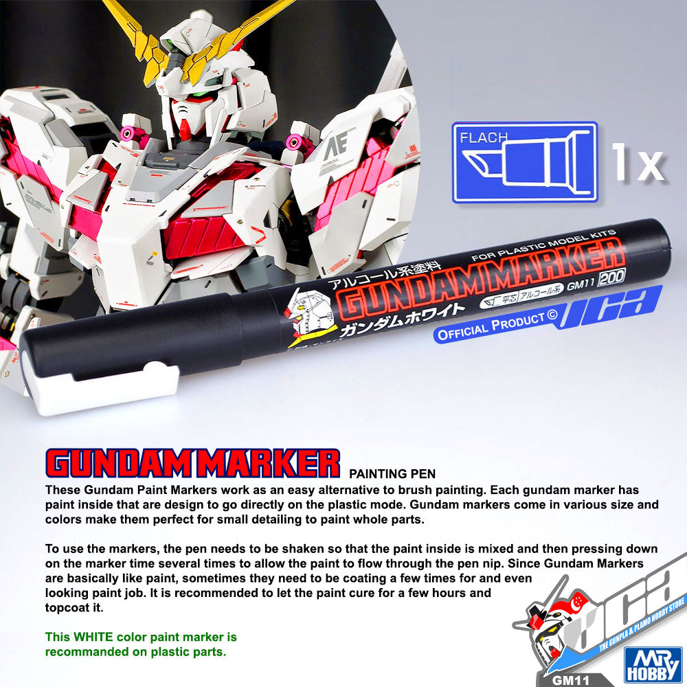 GM11 GUNDAM MARKER (WHITE)