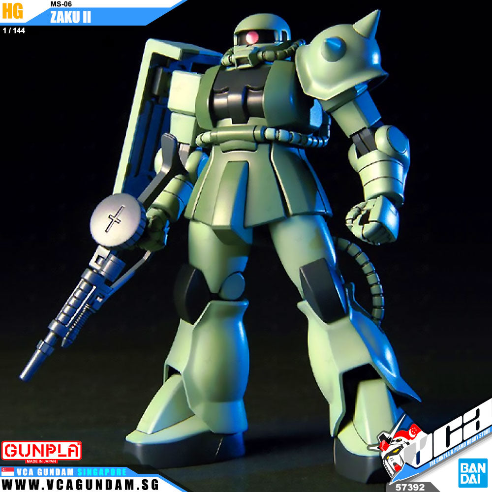 Bandai® Gunpla HG MS-06 ZAKU II (PRODUCTION TYPE)