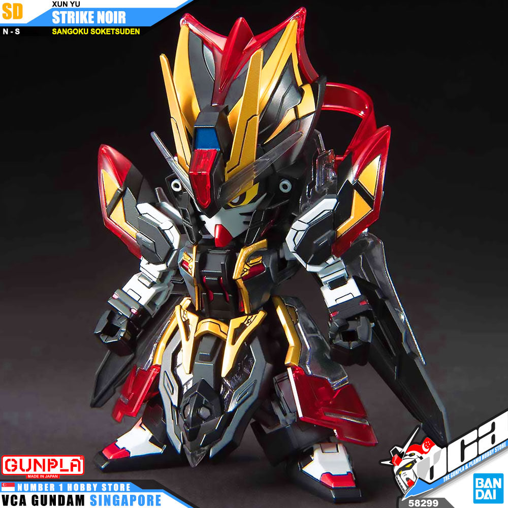 Bandai Gunpla Sangoku Soketsuden SD Xun Yu Strike Noir