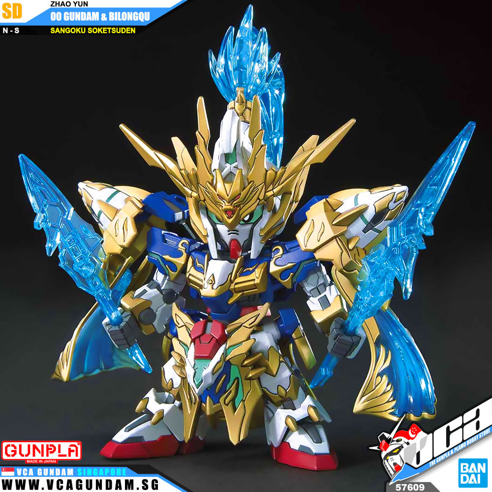 Bandai® Gunpla SD Sangoku Soketsuden (SDSS) ZHAO YUN 00 GUNDAM & BILONGQU