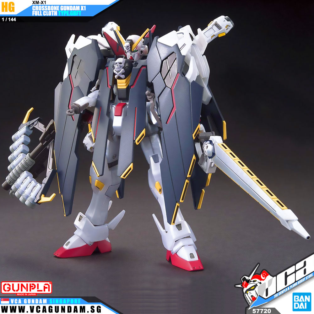 Bandai® Gunpla HG Build Fighters (HGBF) CROSSBONE GUNDAM X1 FULL CLOTH TYPE.GBFT