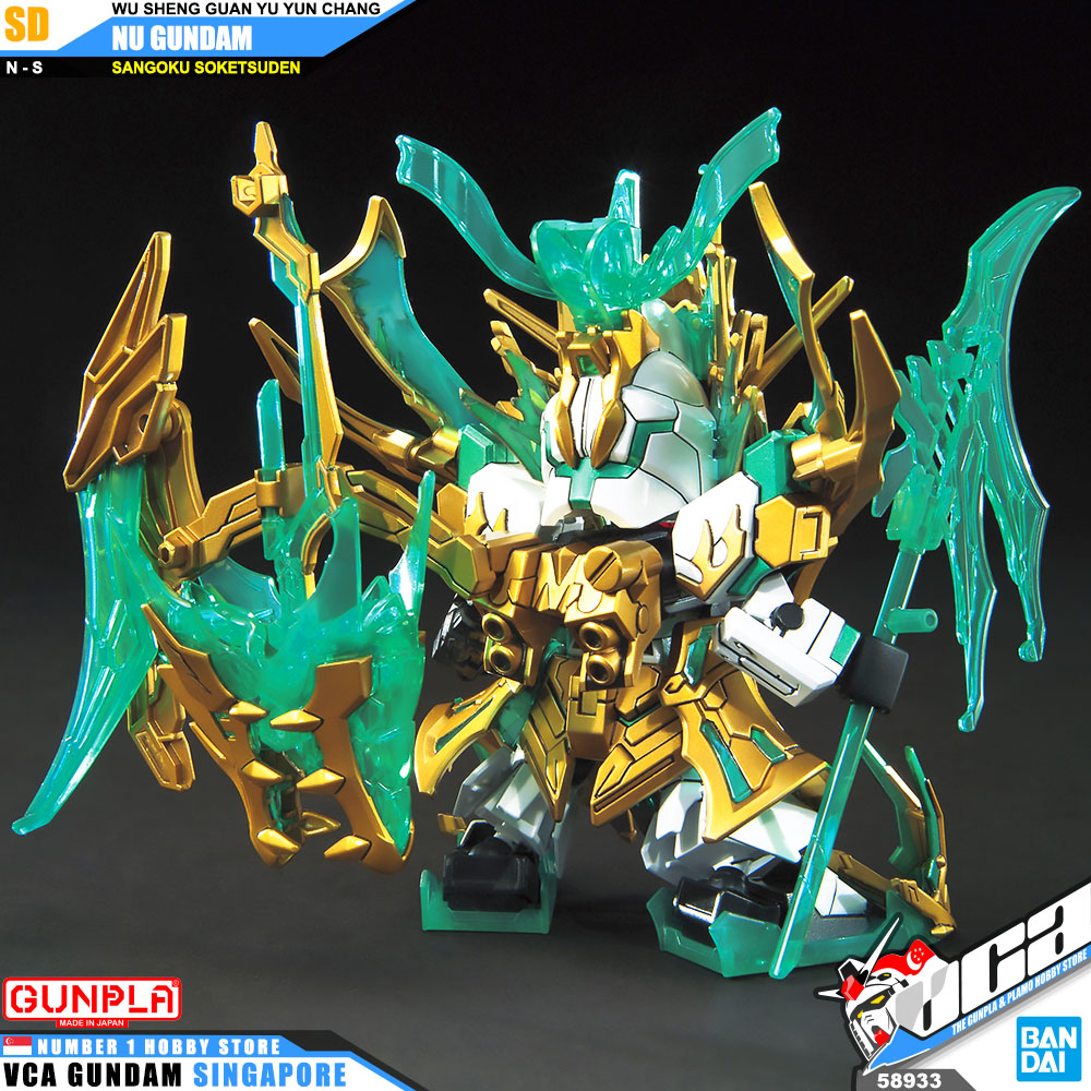 Bandai Gunpla Sangoku Soketsuden SD Wu Sheng Guan Yu Yun Chang Nu Gundam