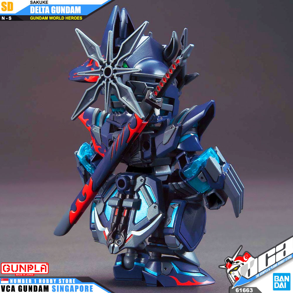 Bandai Gunpla World Heroes SD Sasuke Delta Gundam
