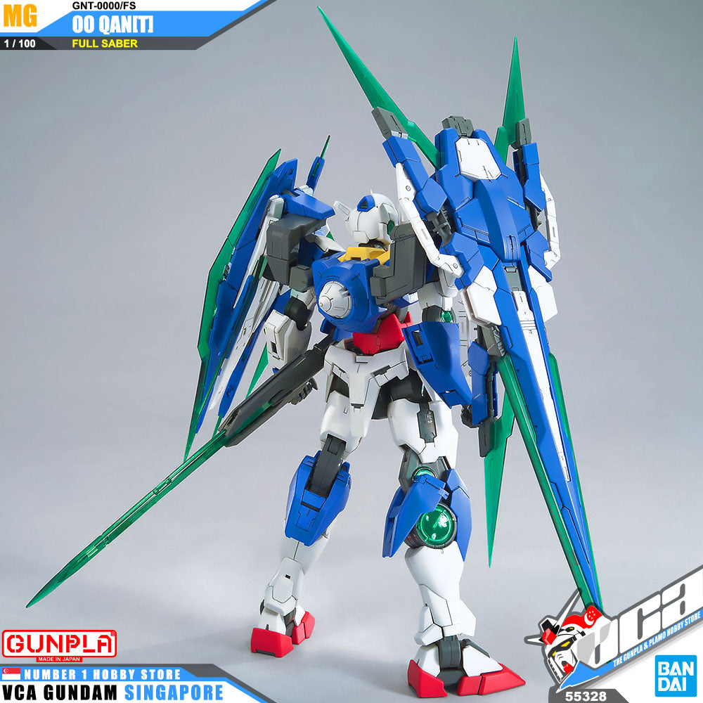 Bandai Gunpla Master Grade 1/100 MG GNT-0000/FS 00 QANT FULL SABER