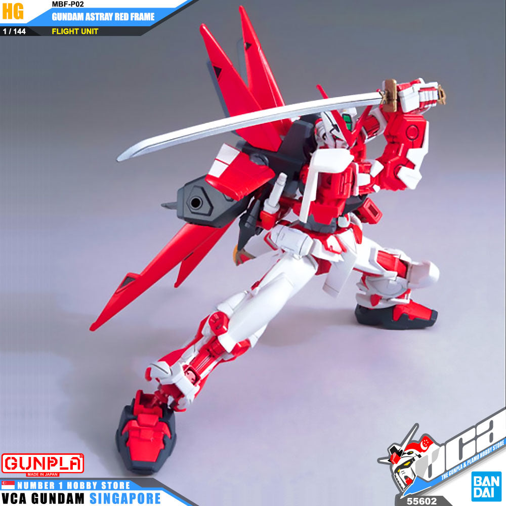Bandai Gunpla High Grade Seed HG Gundam Astray Red Frame Flight Unit