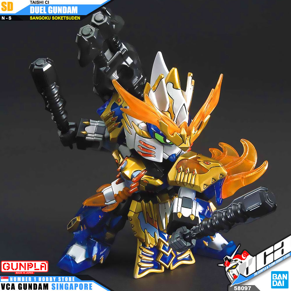 Bandai Gunpla Sangoku Soketsuden SD Taishi Ci Duel Gundam