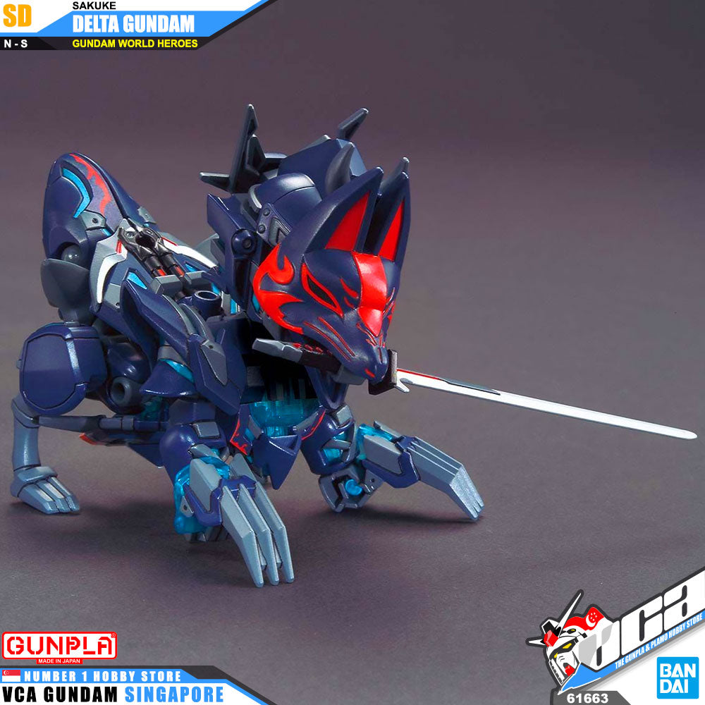 Bandai Gunpla World Heroes SD Sasuke Delta Gundam