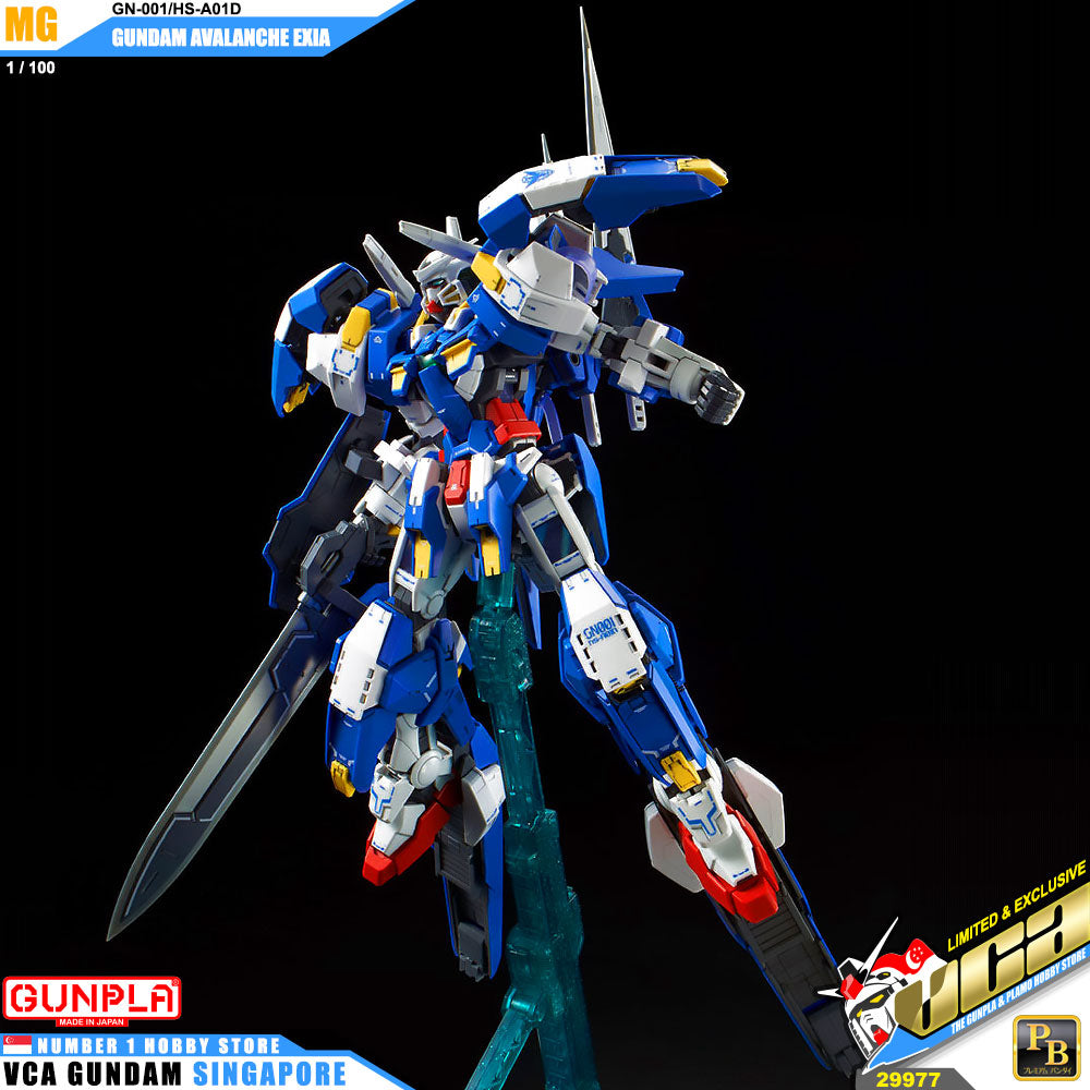 Premium Bandai Gunpla Master Grade 1/100 MG Gundam Avalanche Exia
