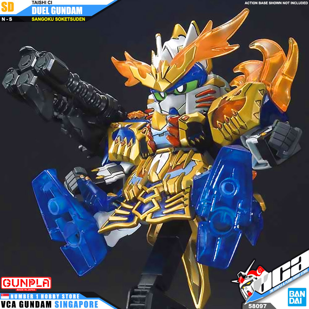 Bandai Gunpla Sangoku Soketsuden SD Taishi Ci Duel Gundam