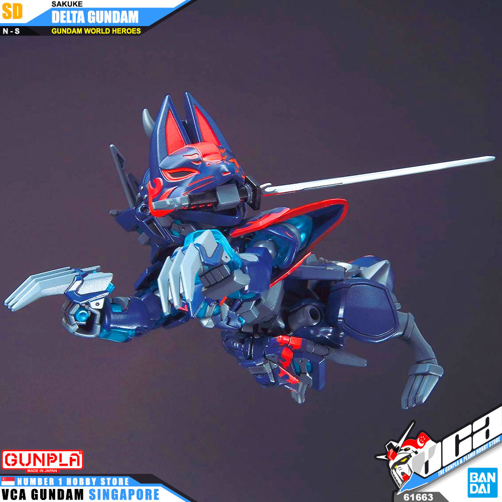 Bandai Gunpla World Heroes SD Sasuke Delta Gundam