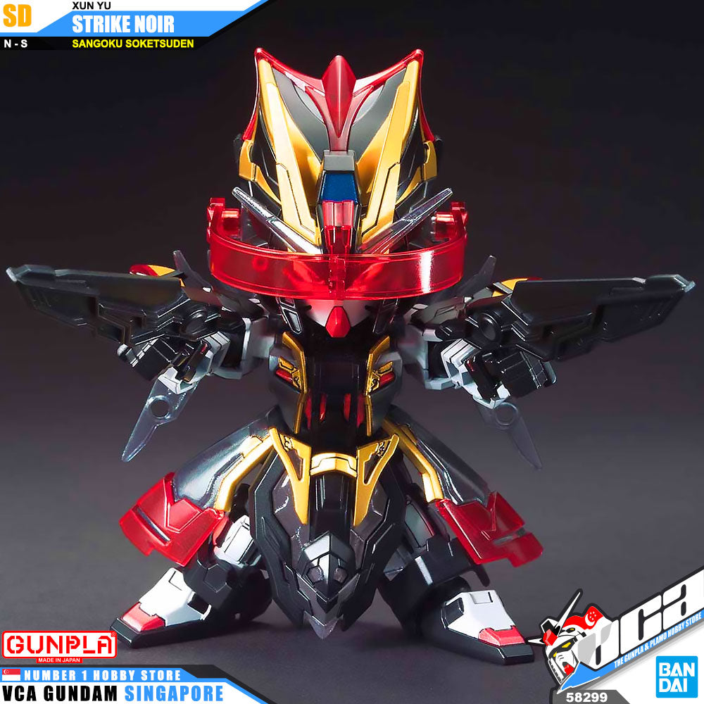 Bandai Gunpla Sangoku Soketsuden SD Xun Yu Strike Noir