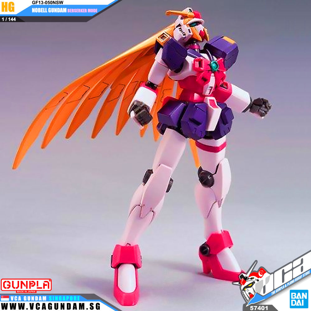 Bandai® Gunpla HG FutureCentury (HGFC) NOBELL GUNDAM (BERSERKER MODE)