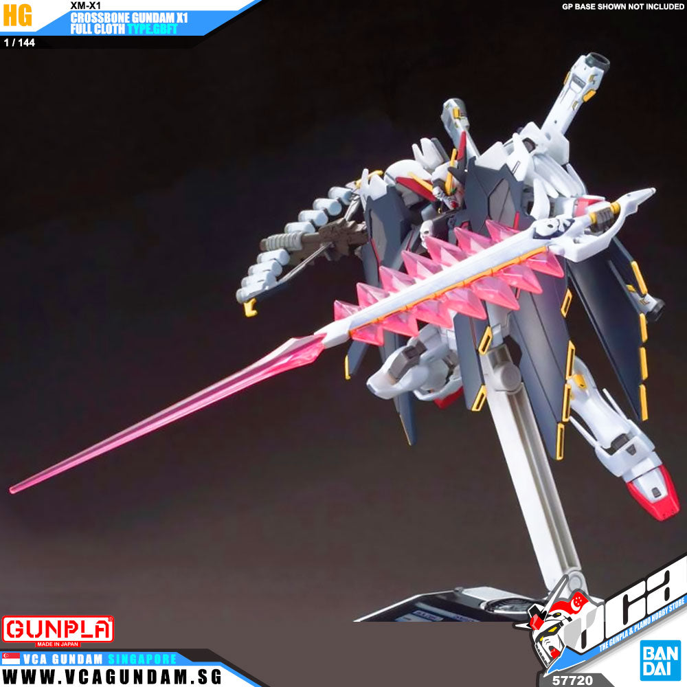 Bandai® Gunpla HG Build Fighters (HGBF) CROSSBONE GUNDAM X1 FULL CLOTH TYPE.GBFT