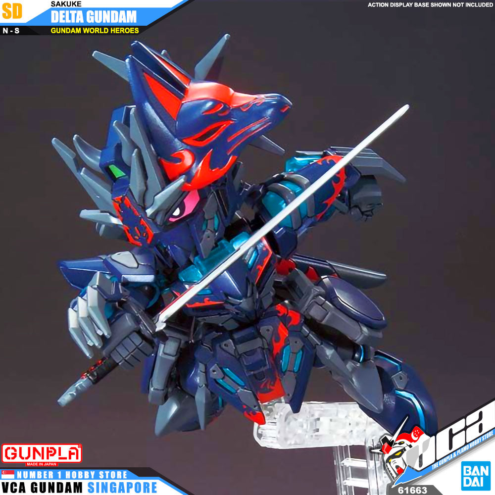 Bandai Gunpla World Heroes SD Sasuke Delta Gundam
