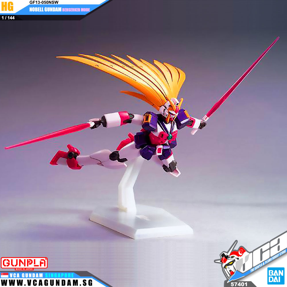 Bandai® Gunpla HG FutureCentury (HGFC) NOBELL GUNDAM (BERSERKER MODE)
