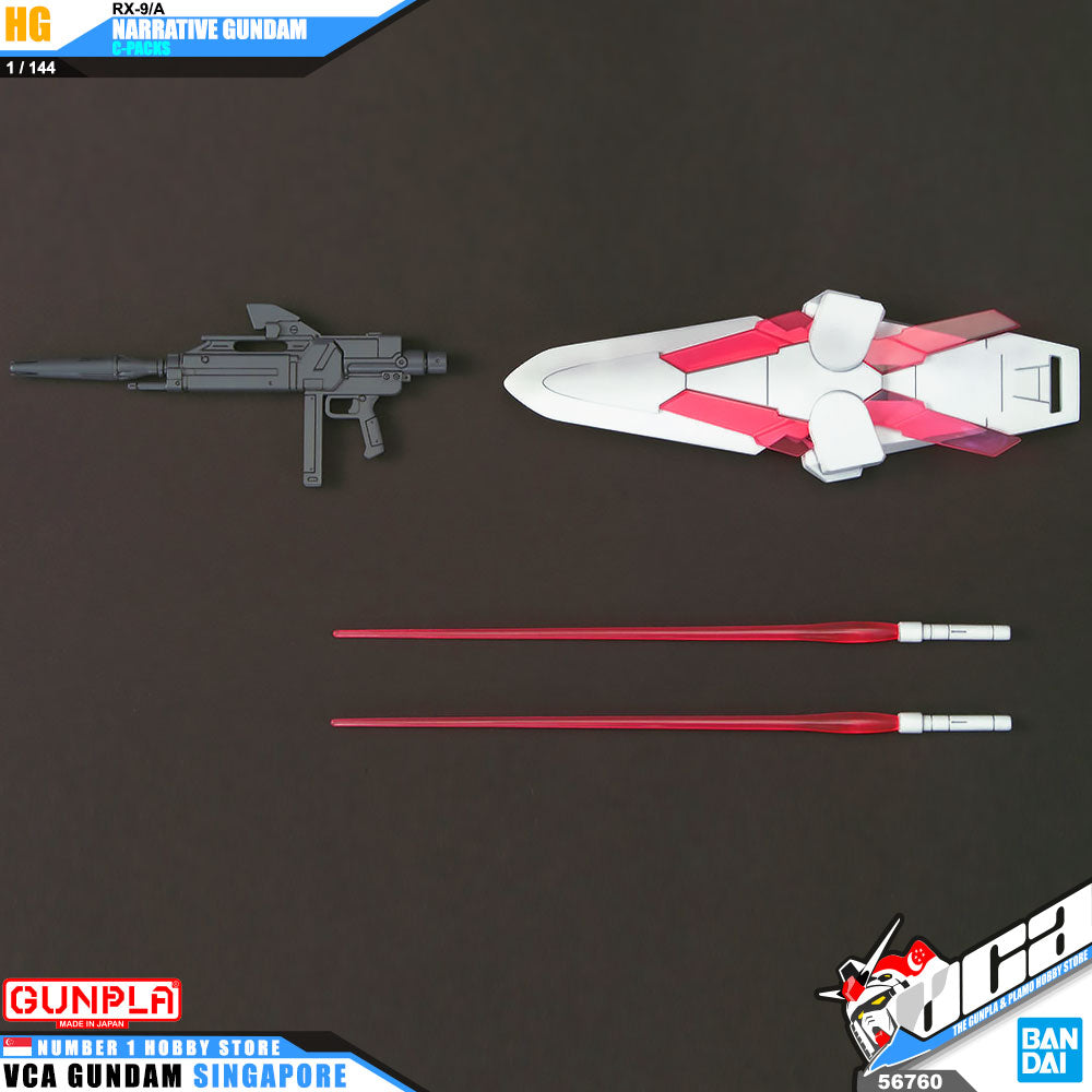 Bandai Gunpla High Grade HGUC 1/144 HG Narrative Gundam C-Packs