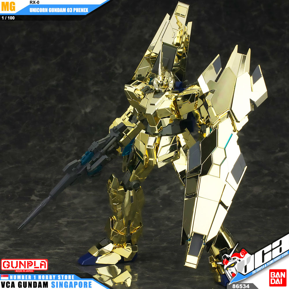 Bandai Gunpla Master Grade MG RX-0 Unicorn Gundam 03 Phenex