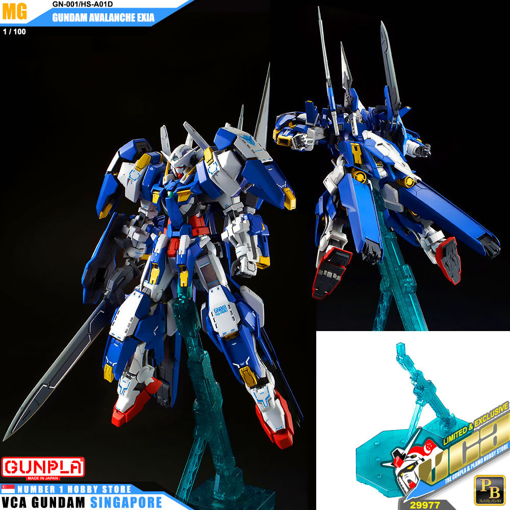 Premium Bandai Gunpla Master Grade 1/100 MG Gundam Avalanche Exia