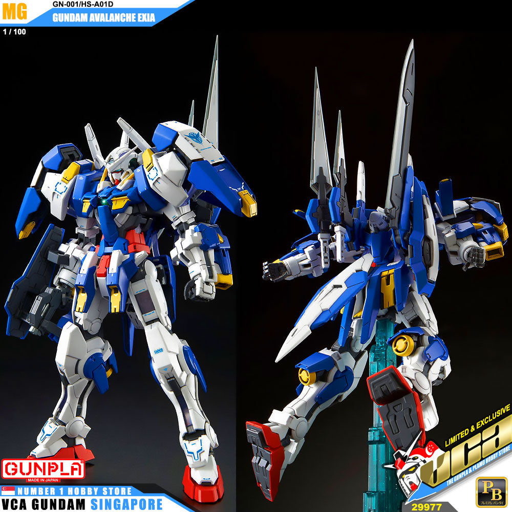 Premium Bandai Gunpla Master Grade 1/100 MG Gundam Avalanche Exia
