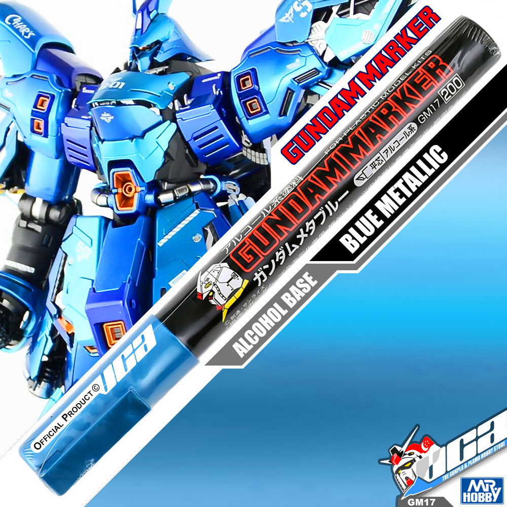 GSI CREOS MR GREY HOBBY GM17 Gundam Marker Painting Pen Blue Metallic