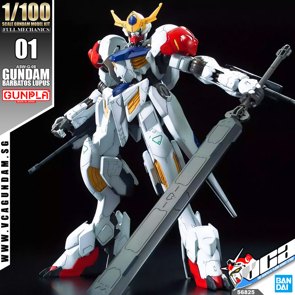 Bandai® Gunpla Full Mechanics 1/100 ASW-G-08 GUNDAM BARBATOS LUPUS