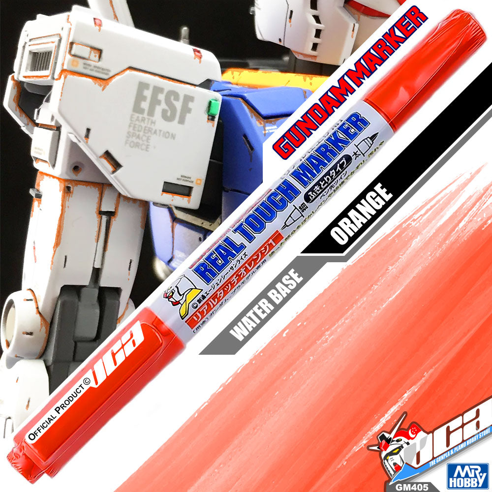 GSI CREOS MR HOBBY GM405 GUNDAM REAL TOUCH MARKER PAINT ORANGE HOBBY PEN VCA GUNDAM SINGAPORE