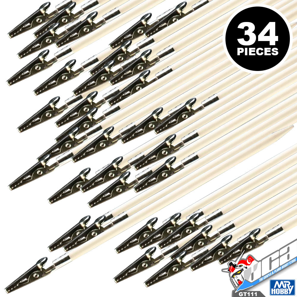Mr.Hobby® GT111 MR.ALMIGHTY CLIPS WIDE (34 PCS)