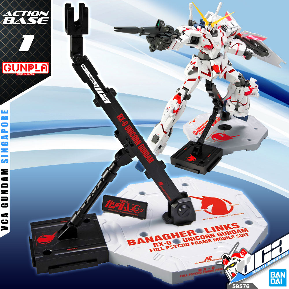 Bandai Action Base 1 Unicorn Gundam Ver for Gundam Gunpla Plastic Model Kit