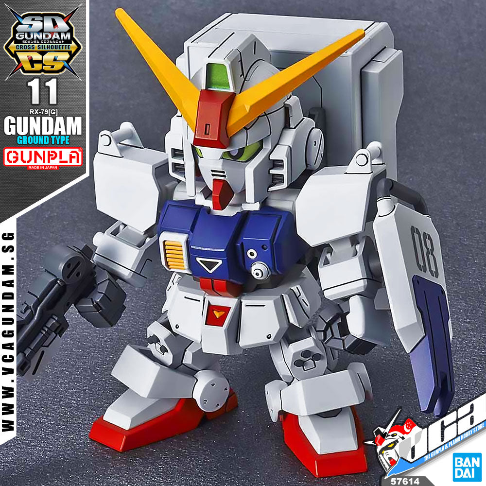 Bandai® Gunpla SD Cross Silhouette (SDCS) GUNDAM GROUND TYPE