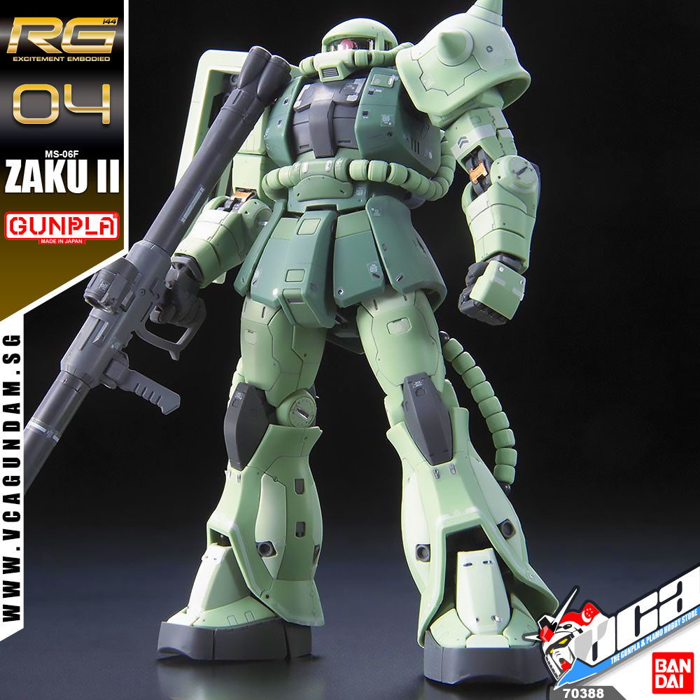Bandai® Gunpla Real Grade (RG) MS-06F ZAKU II